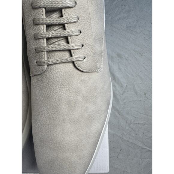 Calvin Klein Yuzo Sneakers Mens 11.5 Cream Leather Casual Lace Up New main image 4
